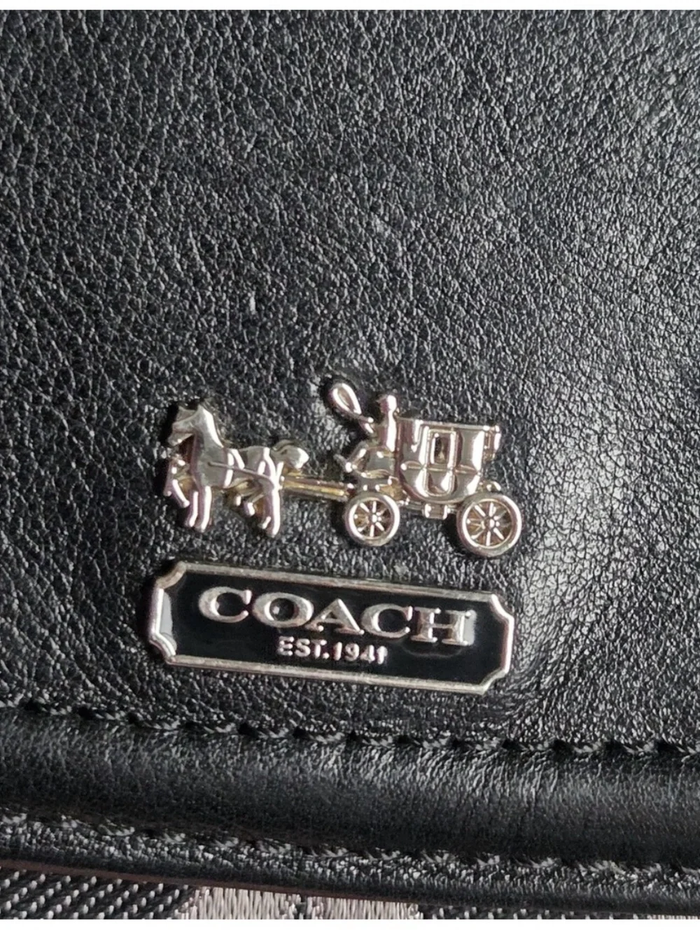 Coach Madison Op Art Trifold Wallet